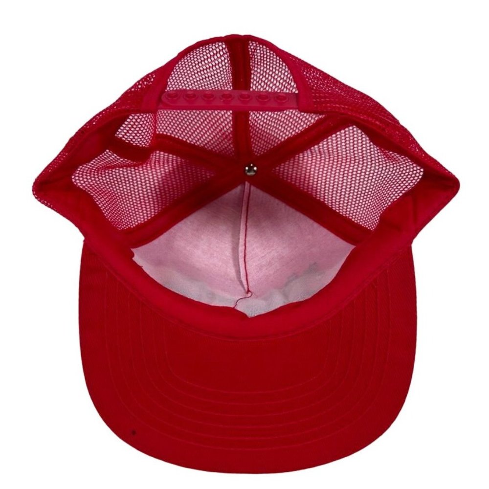 Vintage Budweiser Champion Clydesdales Snapback Trucker Hat RED Stylemaster Cap - Picture 8 of 9
